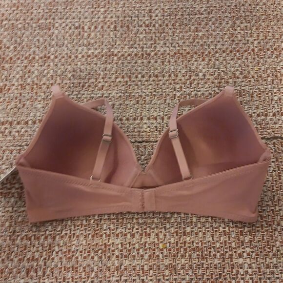 New 34B T-Shirt Bra By Tranquility & True Dark Pink New With Tags - Picture 4 of 4